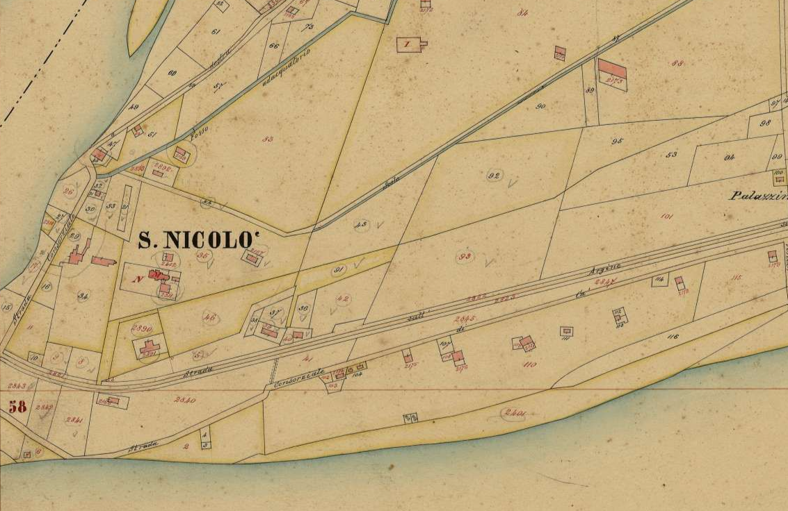 ASVe, Catasto napoleonico, S. Nicolò, 67, mapp.34
