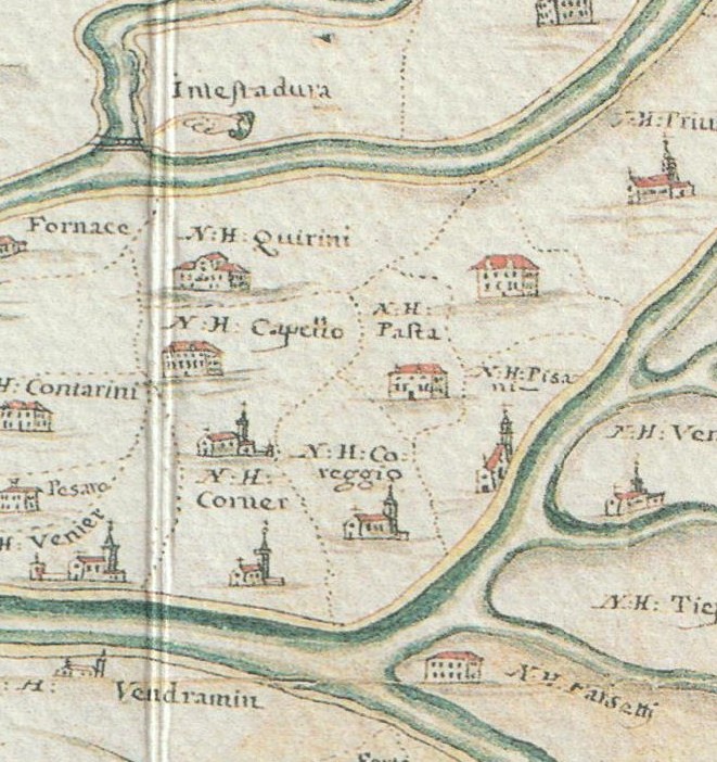 1812-1814. Mappa del Dipartimento del Basso Po (Consorzio di Bonifica di Ferrara)